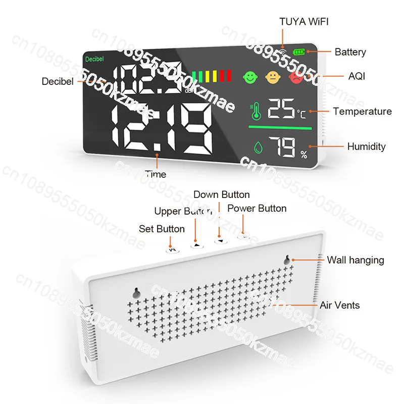 Подходит для измерителя дБ, настенного шумового хронографа, зарядной модели, нейтрального английского языка
Подходит для измерителя дБ, настенного шумового хронографа, зарядной модели, нейтрального английского языка