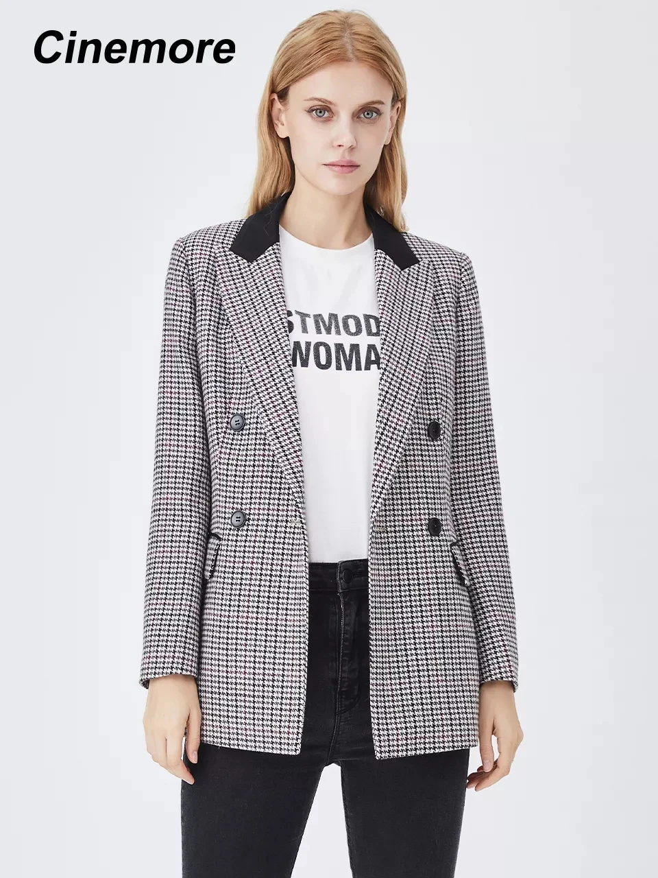 Cinemore 2022 blazer women Classic Stripe Contrast Color Design Fashion Casual Women's Jacket Hot selling Female clothing 2S2038
Cinemore 2022 blazer women Classic Stripe Contrast Color Design Fashion Casual Women's Jacket Hot selling Female clothing 2S2038