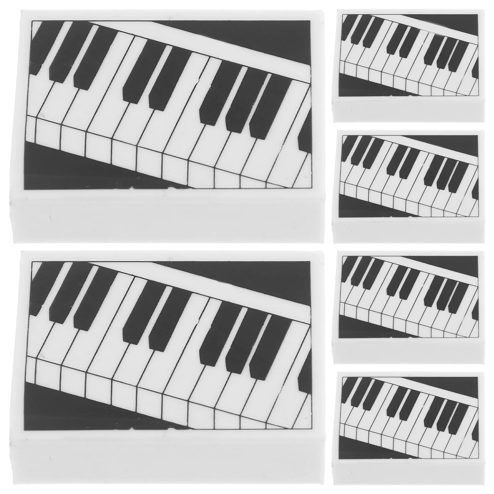 6Pcs Musical Erasers Piano Key Shape Fun Creative Eraser for Art Drawing Writing School Office Portable Stationery Gift for Kids
6Pcs Musical Erasers Piano Key Shape Fun Creative Eraser for Art Drawing Writing School Office Portable Stationery Gift for Kids