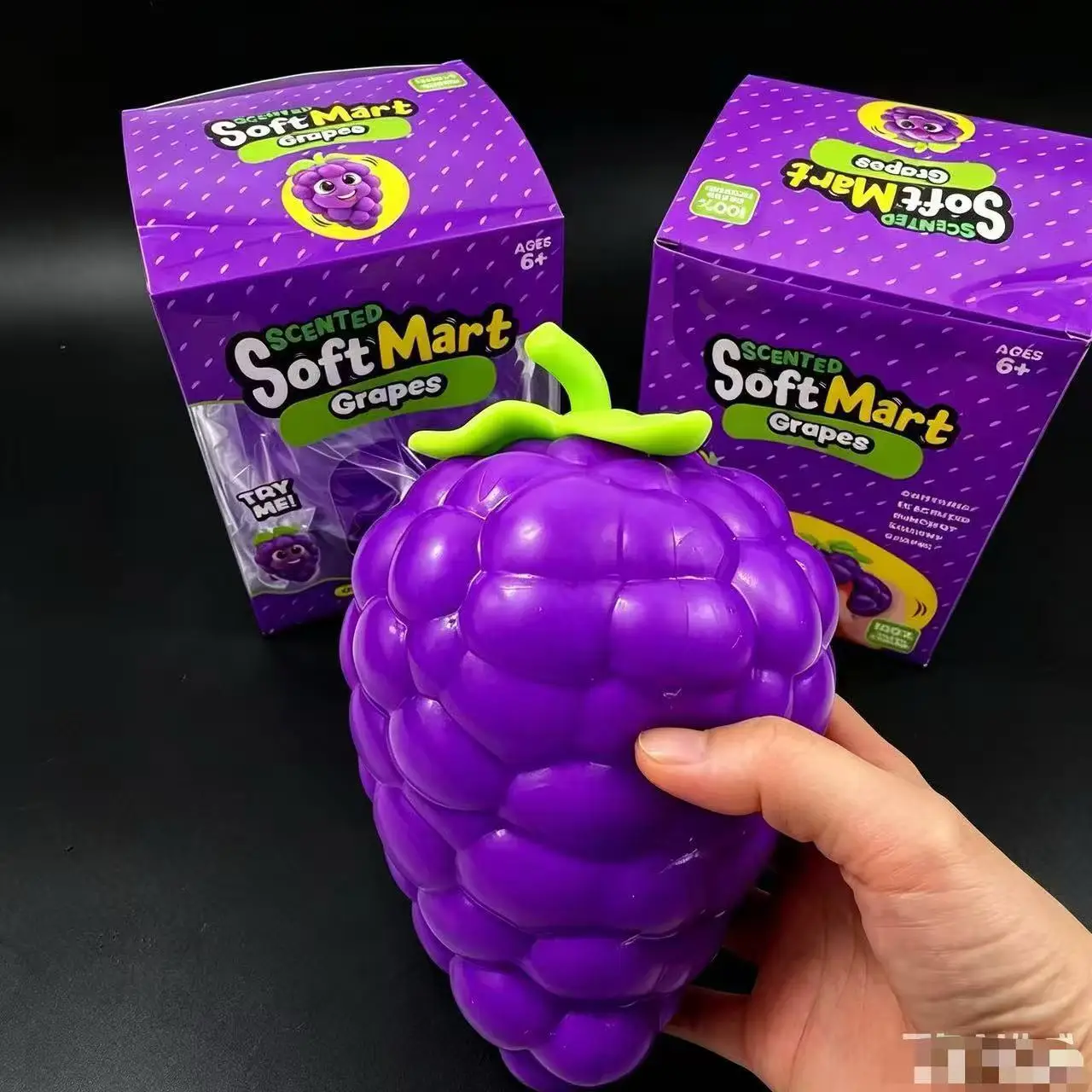 Jumbo Purple Grape Squishy Toy, TPR Flour-Filled Fast Rebound Stress Relief Decompression Fidget
Jumbo Purple Grape Squishy Toy, TPR Flour-Filled Fast Rebound Stress Relief Decompression Fidget