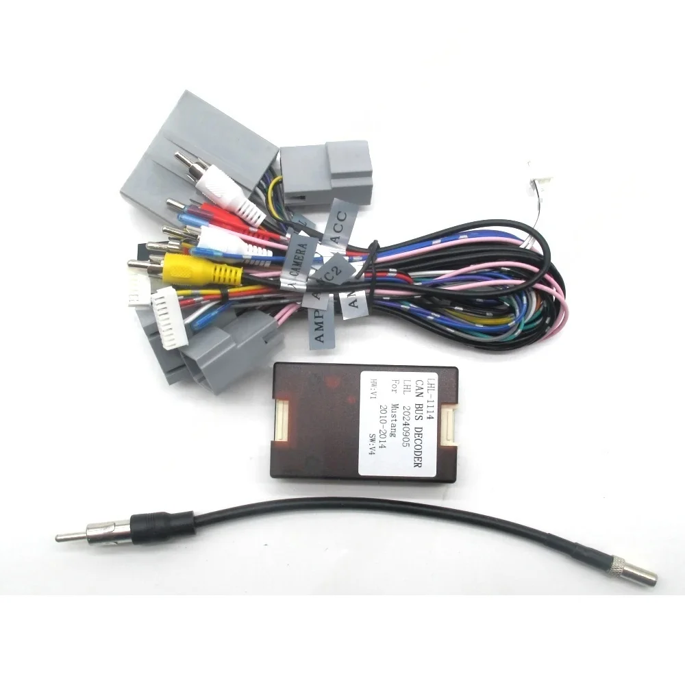 16-контактный автомобильный жгут проводов, адаптер Canbus Box, декодер, Android радио, кабель питания для Ford Mustang 2009-2014
16-контактный автомобильный жгут проводов, адаптер Canbus Box, декодер, Android радио, кабель питания для Ford Mustang 2009-2014