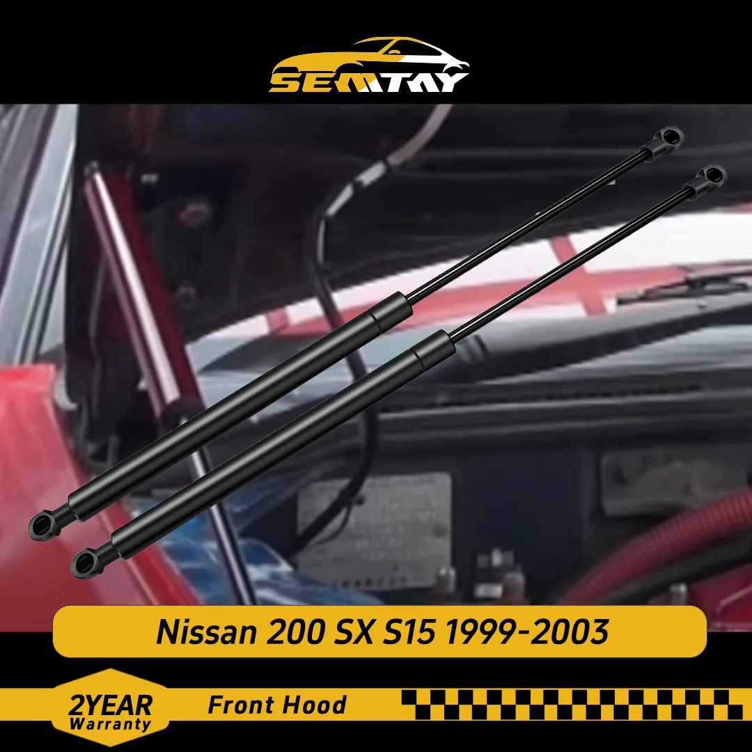 Подъемные стойки капота SEMTAY, совместимые с 200 SX S15 1999-2003 Nissan 200 SX S15, газовые амортизаторы капота
Подъемные стойки капота SEMTAY, совместимые с 200 SX S15 1999-2003 Nissan 200 SX S15, газовые амортизаторы капота