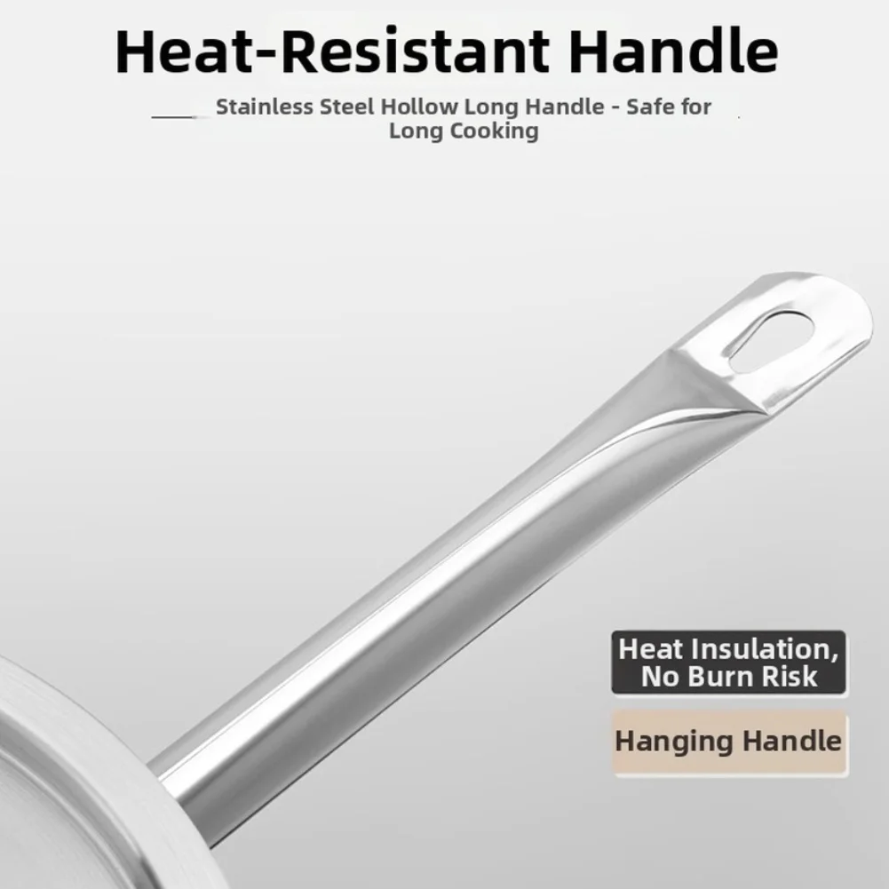 Stainless Steel Milk Pot 16 18 20 22 24cm with Lid Sauce Pan for Gas Electric Induction Stove Boiling Simmering Use
Stainless Steel Milk Pot 16 18 20 22 24cm with Lid Sauce Pan for Gas Electric Induction Stove Boiling Simmering Use