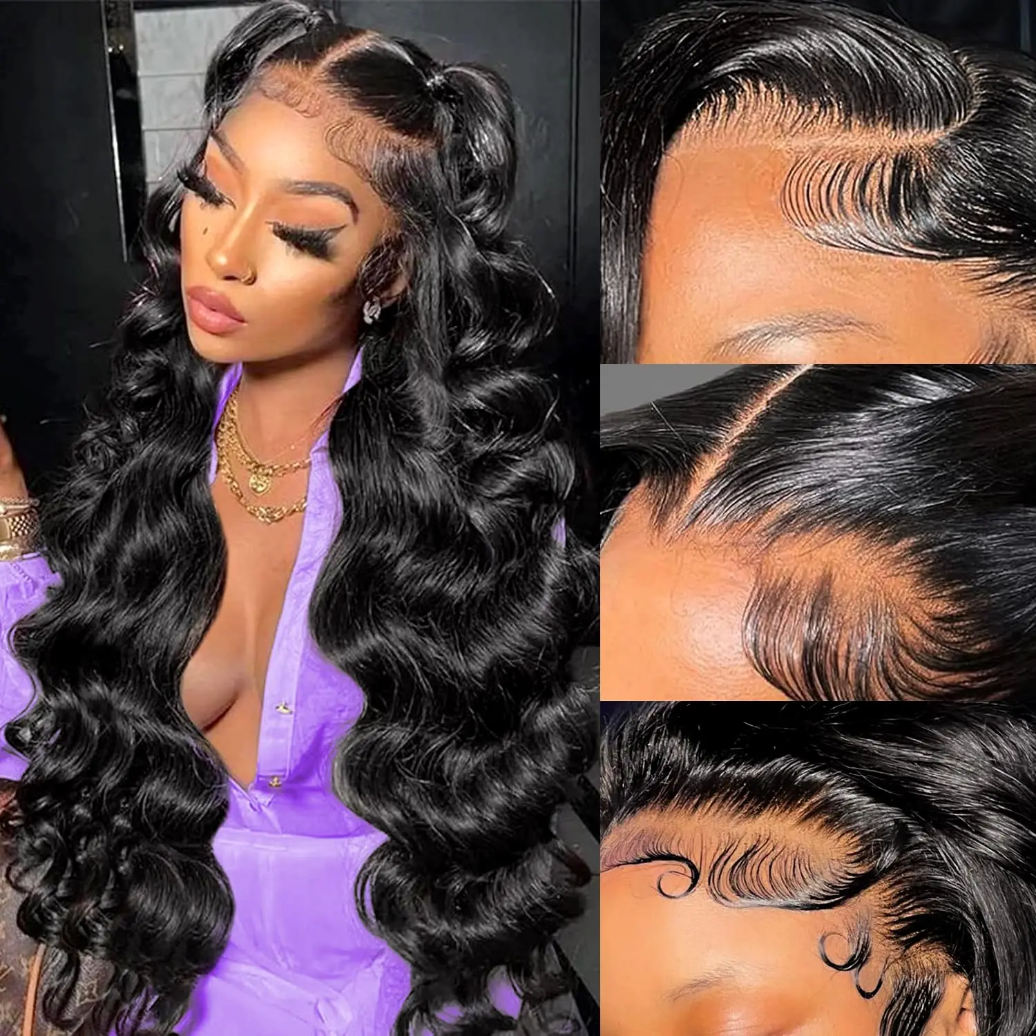 200Density 30Inch 13x6Transparent HD Lace Frontal Body Wave Wigs Human Hair Pre Plucked Remy 13x4 Lace Front Wig For Black Women
200Density 30Inch 13x6Transparent HD Lace Frontal Body Wave Wigs Human Hair Pre Plucked Remy 13x4 Lace Front Wig For Black Women