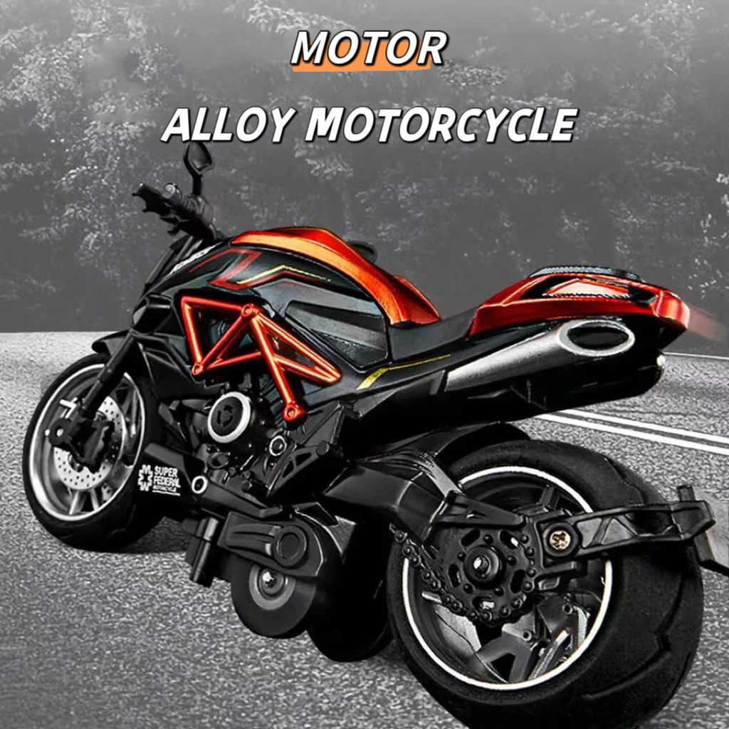 1:12 Alloy Street Light Motorcycle Model Miniature Diecast Off-road Motorcycle Simulation Car Toy For Boy Gift
1:12 Alloy Street Light Motorcycle Model Miniature Diecast Off-road Motorcycle Simulation Car Toy For Boy Gift