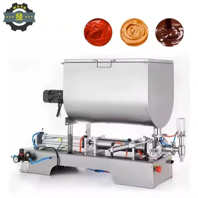 Horizontal Pneumatic Paste Sauce Ketchup Filling Machine/Chili sauce stirring filling machine
Horizontal Pneumatic Paste Sauce Ketchup Filling Machine/Chili sauce stirring filling machine
