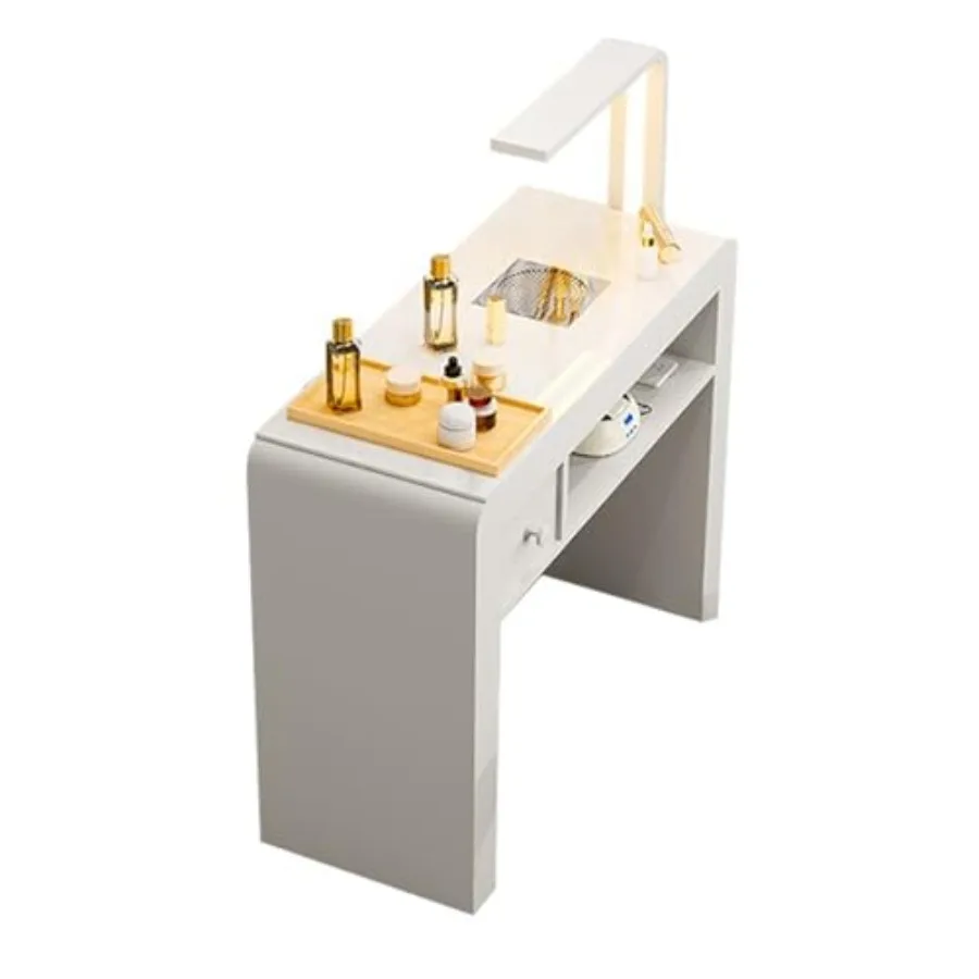 Modern Manicure Table Nail Tech Desk Drawers Cabinet, Professional Nail Beauty Spa Salon Workstation with Electric Dust Collect
Modern Manicure Table Nail Tech Desk Drawers Cabinet, Professional Nail Beauty Spa Salon Workstation with Electric Dust Collect