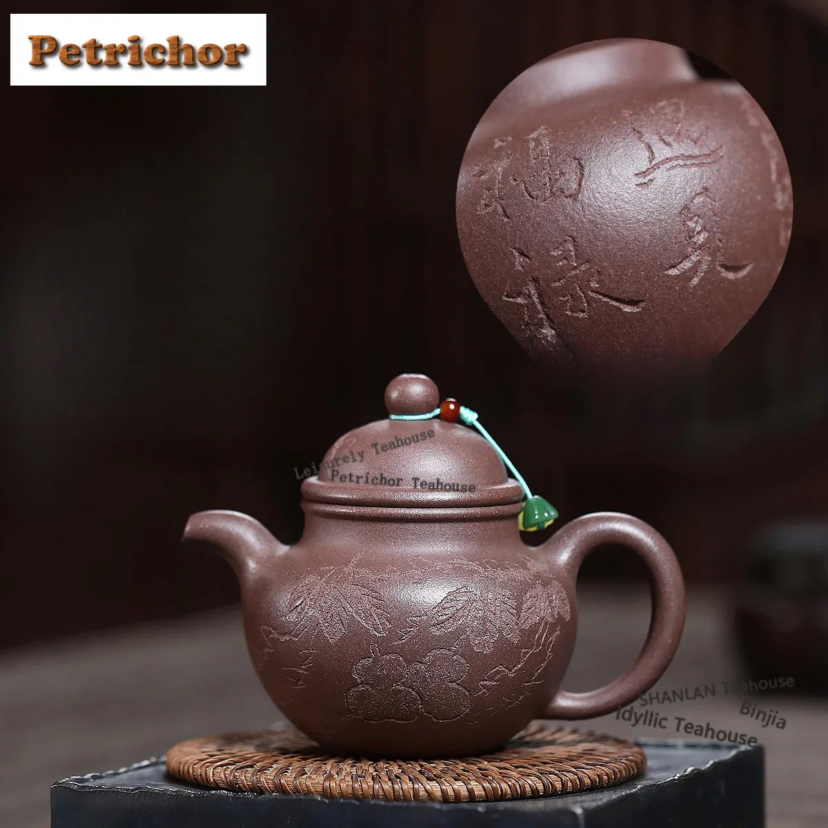 260 мл Элегантные фиолетовые глиняные чайники Исин, резной горшок ручной работы с тыквой, сырой рудой, цветением персика, грязевой чайник, чайный сервиз Zisha
260 мл Элегантные фиолетовые глиняные чайники Исин, резной горшок ручной работы с тыквой, сырой рудой, цветением персика, грязевой чайник, чайный сервиз Zisha