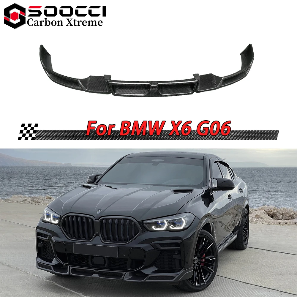 Передняя губа из углеродного волокна в стиле LD для BMW X6 G06 2019-2023 гг., передний сплиттер, спойлер, подбородок, диффузор, бампер, комплекты кузова для губ
Передняя губа из углеродного волокна в стиле LD для BMW X6 G06 2019-2023 гг., передний сплиттер, спойлер, подбородок, диффузор, бампер, комплекты кузова для губ
