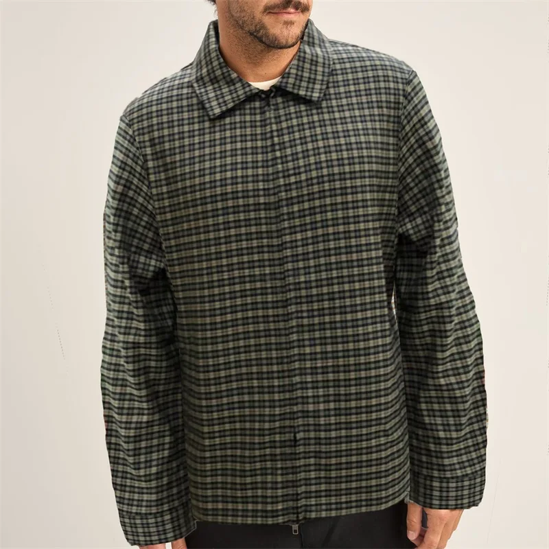 Men s Lightweight Shirt Jacket Casual Plaid Print Zip up Long Sleeve Cardigan for Fall Outwear Streetwear
Men s Lightweight Shirt Jacket Casual Plaid Print Zip up Long Sleeve Cardigan for Fall Outwear Streetwear