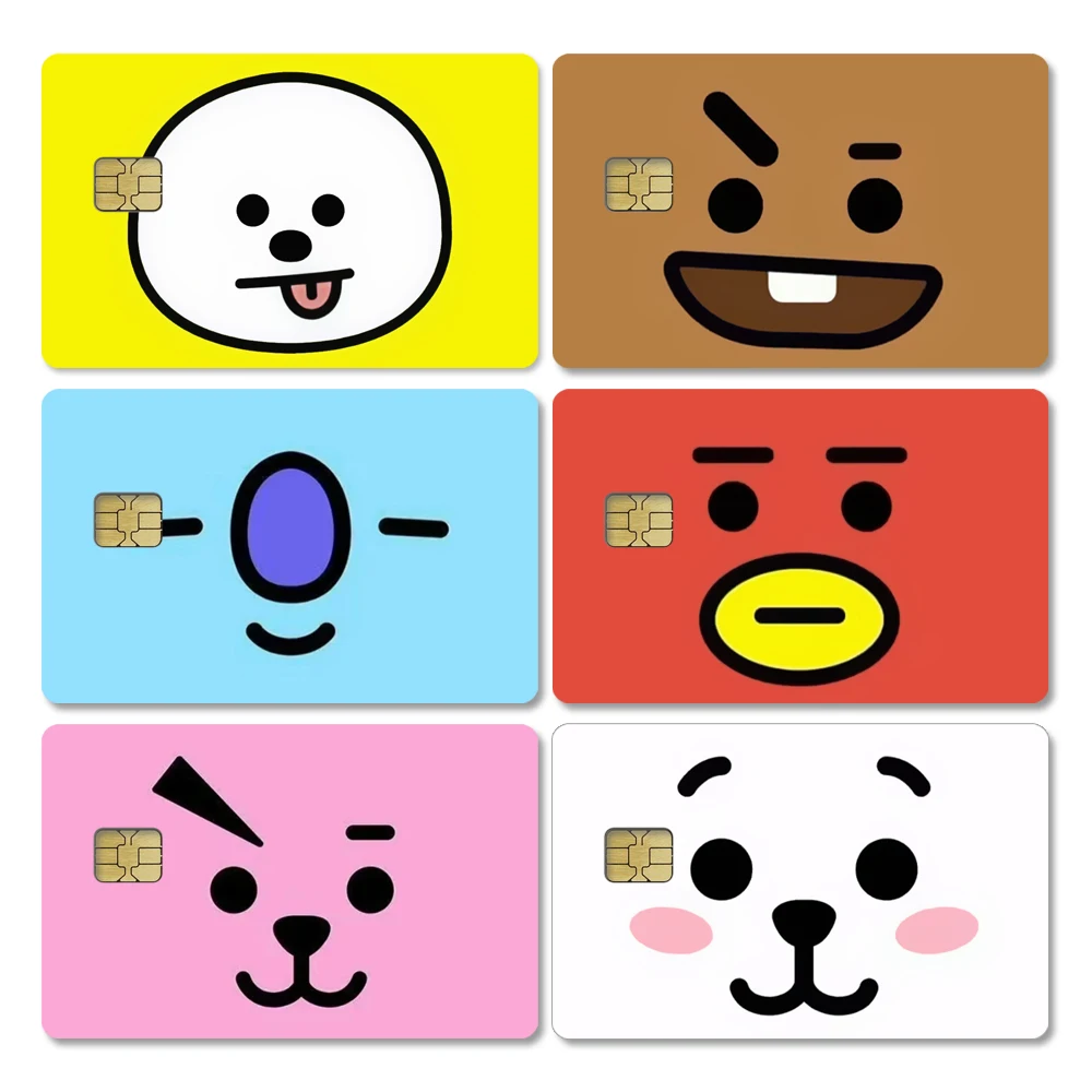 BT21 Mini HD Matte PVC Sticker Film Tape Skin for Credit Card Debit Card Sticker Shiny Star Love Film Skin Card Credit Sticker
BT21 Mini HD Matte PVC Sticker Film Tape Skin for Credit Card Debit Card Sticker Shiny Star Love Film Skin Card Credit Sticker
