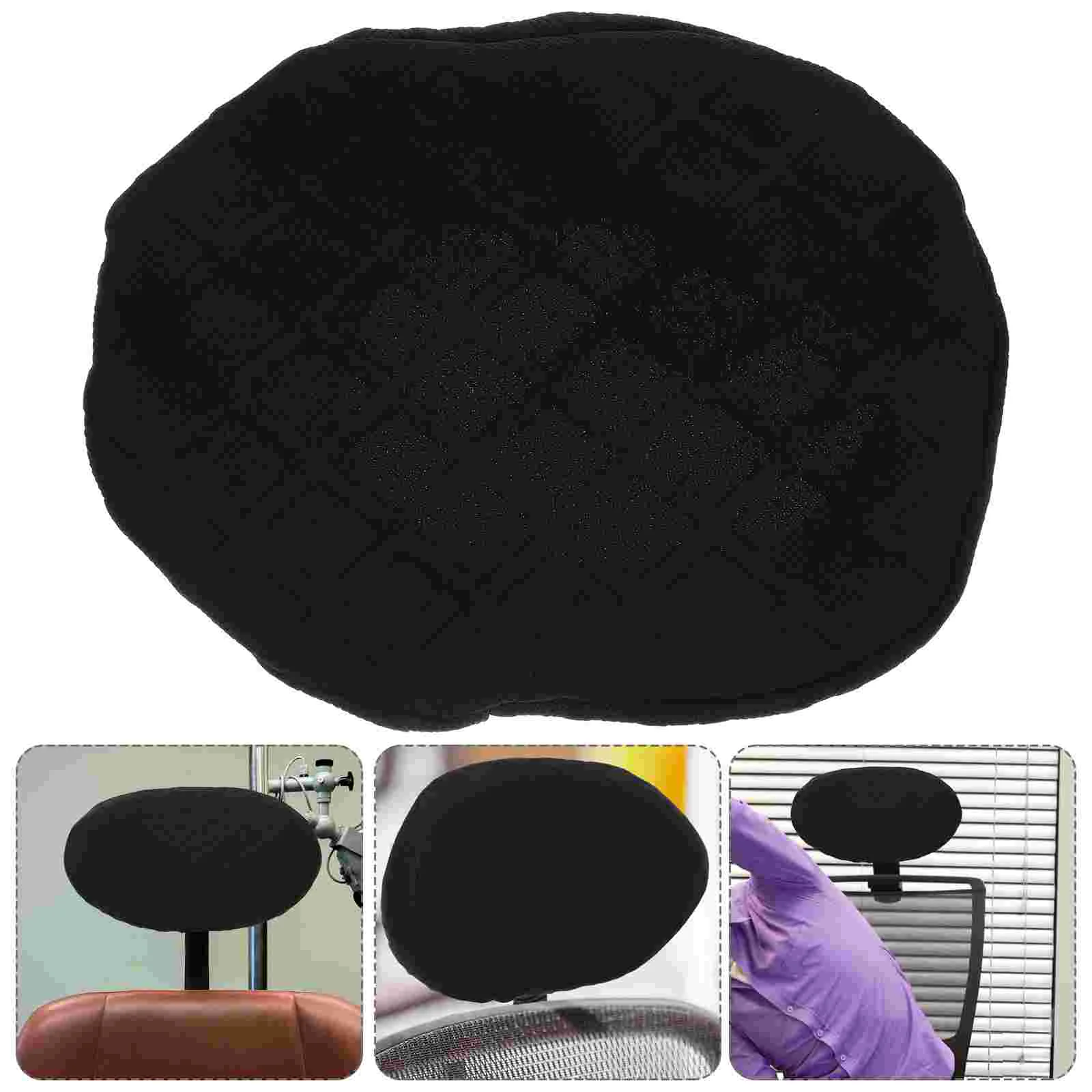 Office Chair Headrest Cover Polyester Cushion Sleeve Black Thick Fabric Elastic Band Anti Dust Stain Home Computer Chairs
Office Chair Headrest Cover Polyester Cushion Sleeve Black Thick Fabric Elastic Band Anti Dust Stain Home Computer Chairs