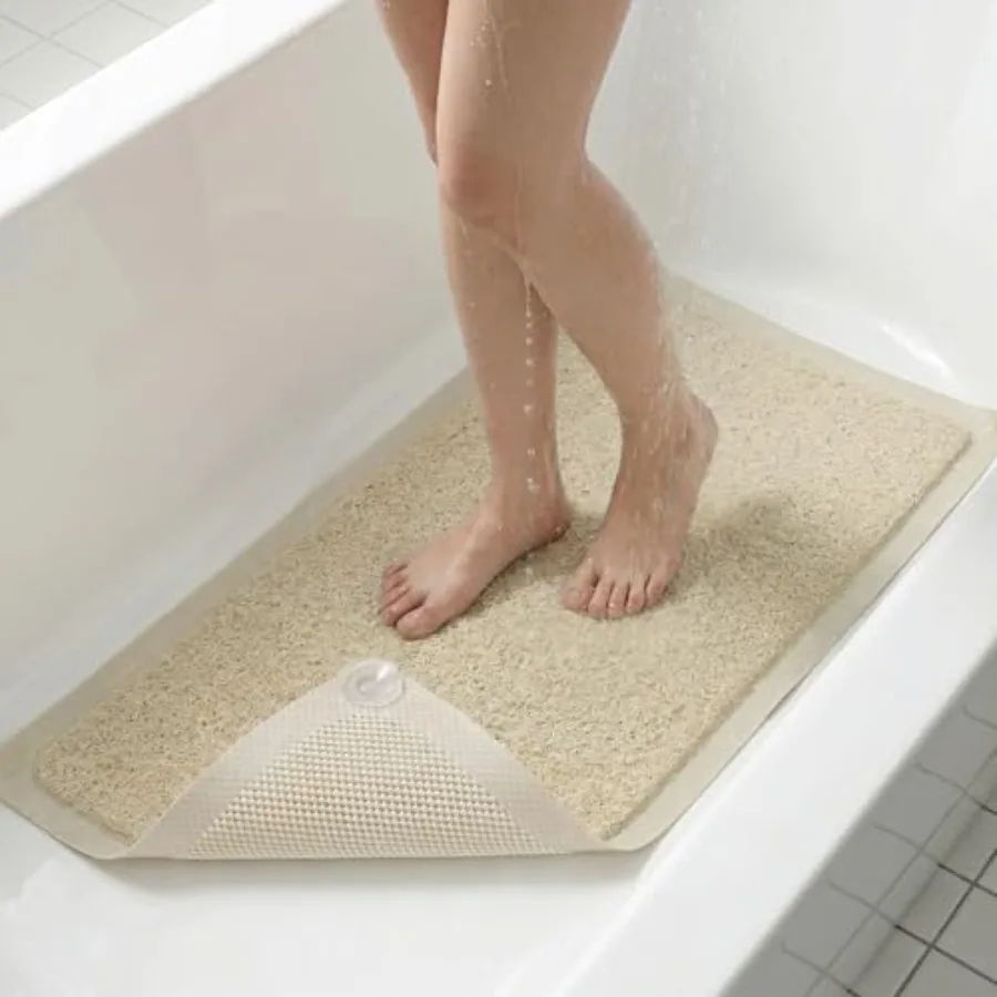 Upgraded Anti Slip Shower Mat for Inside Shower, Non Slip Bathtub Mat with Suction Cups, Shower Floor Mat, Scrubber Mats, Easy
Upgraded Anti Slip Shower Mat for Inside Shower, Non Slip Bathtub Mat with Suction Cups, Shower Floor Mat, Scrubber Mats, Easy