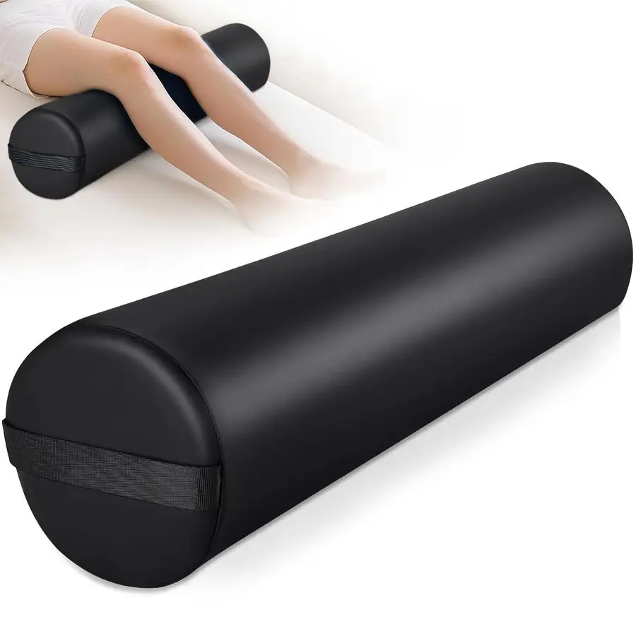 Полноразмерная круглая подушка-валик для ног, 26 x 6 дюймов, из искусственной кожи, для массажного стола, с ручкой-ремнем, подушка под колени
Полноразмерная круглая подушка-валик для ног, 26 x 6 дюймов, из искусственной кожи, для массажного стола, с ручкой-ремнем, подушка под колени