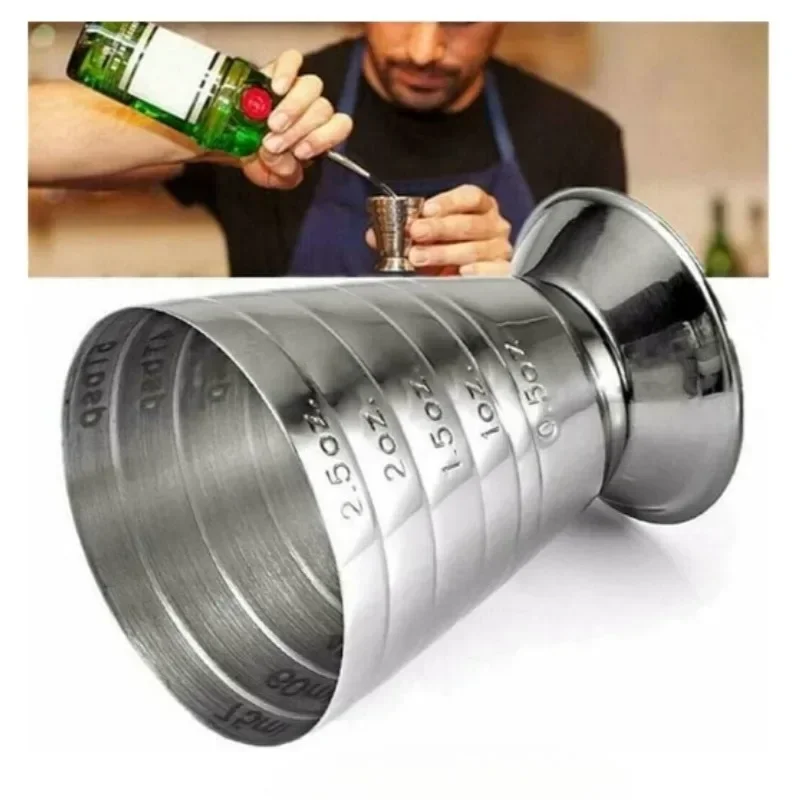 1pc Bar Cocktail Glass Mixed Drink Measure Cup 75ml Stainless Steel Cocktail Shaker 3in1 Measure Jigger Bar Party Accessories
1pc Bar Cocktail Glass Mixed Drink Measure Cup 75ml Stainless Steel Cocktail Shaker 3in1 Measure Jigger Bar Party Accessories