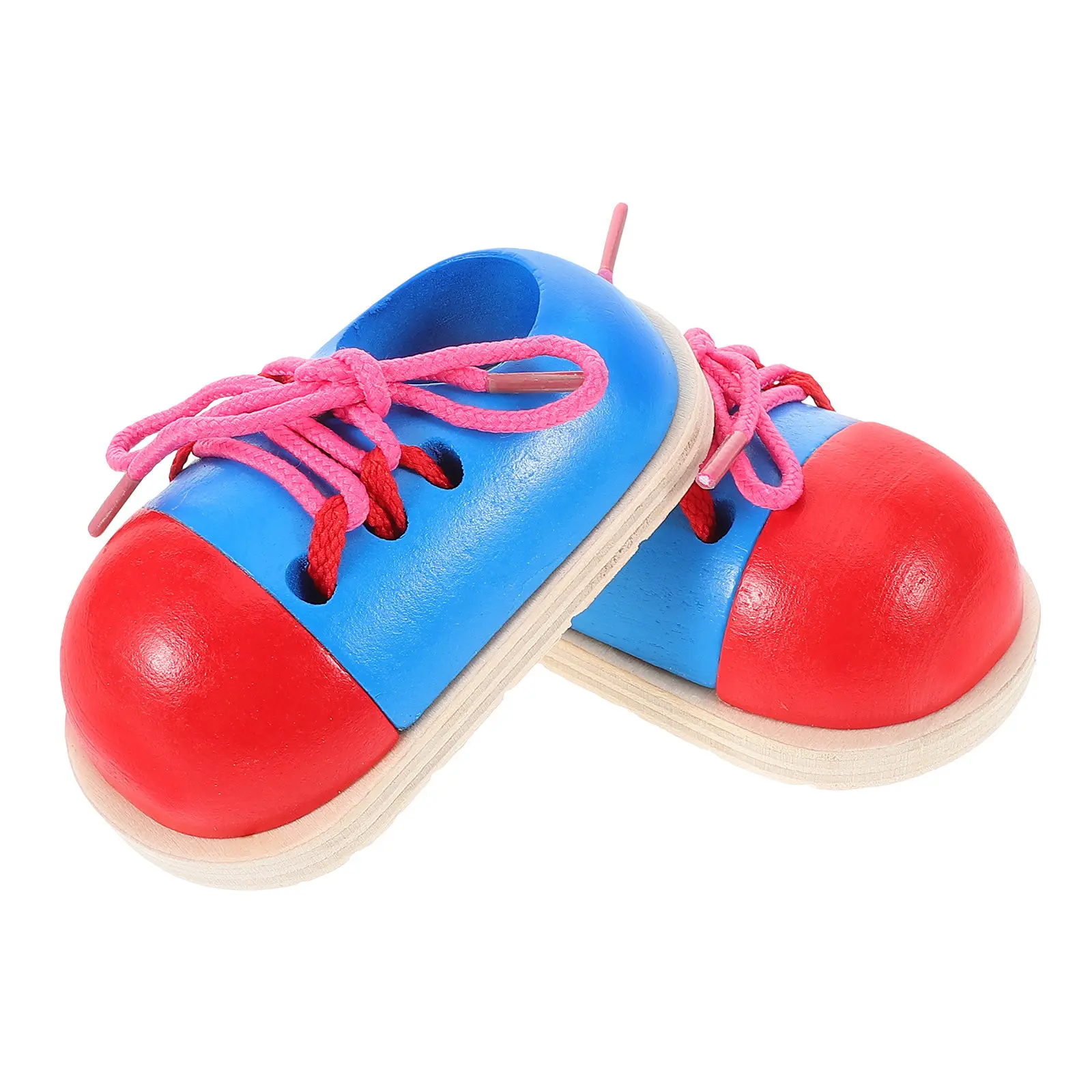 2Pcs Wooden Shoe Lacing Early Learning Threading Kit for Learn Tie Shoelaces Practice Fine Motor Skills Educational
2Pcs Wooden Shoe Lacing Early Learning Threading Kit for Learn Tie Shoelaces Practice Fine Motor Skills Educational