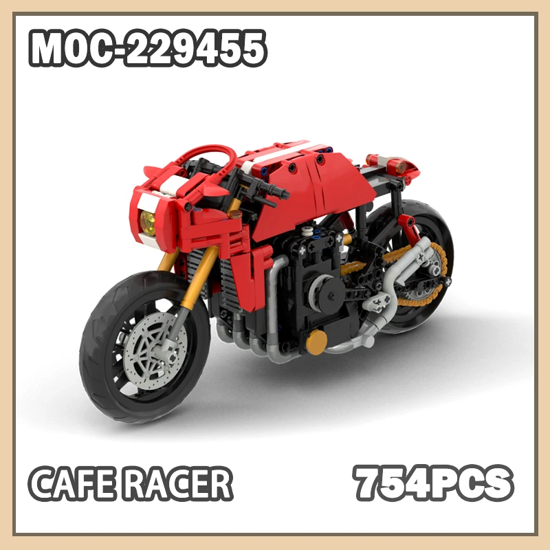 Cafe Racer 754PCS Building Block Model Brick Motorcycles Set Creative Gifts Desktop Decoration Collectibles MOC-229455
Cafe Racer 754PCS Building Block Model Brick Motorcycles Set Creative Gifts Desktop Decoration Collectibles MOC-229455