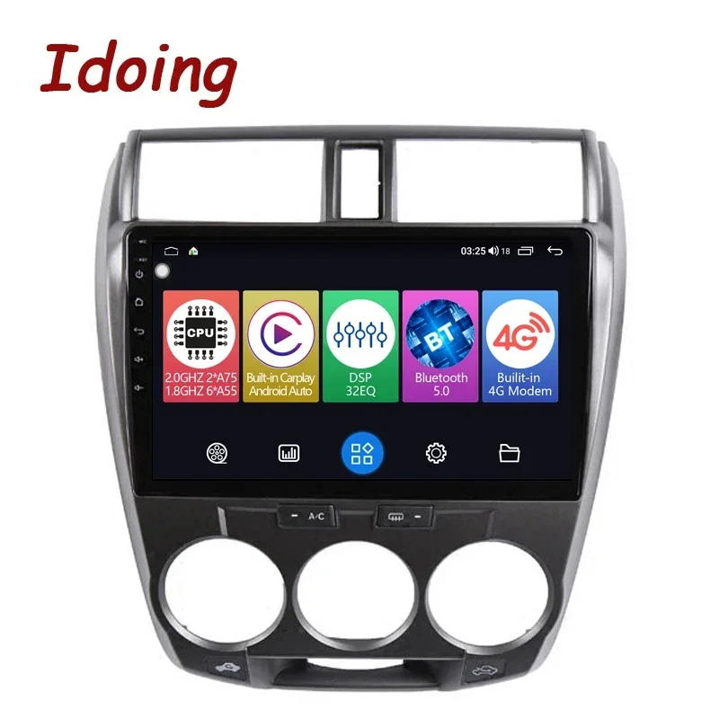Idoing 10,2 "автомобильный Android 12 авто Carplay радио мультимедийный плеер для Honda City 2008-2013 GPS-навигация головное устройство Plug and Play
Idoing 10,2 "автомобильный Android 12 авто Carplay радио мультимедийный плеер для Honda City 2008-2013 GPS-навигация головное устройство Plug and Play
