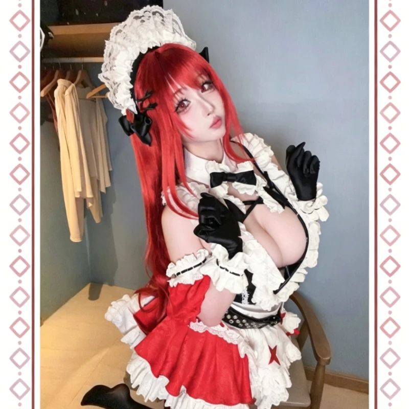 Goddess of Victory NIKKE Rapi Red Hood Collab Cafe Maid Cosplay Full Costume, Adult Women Replica Outfit For Comic Con Halloween
Goddess of Victory NIKKE Rapi Red Hood Collab Cafe Maid Cosplay Full Costume, Adult Women Replica Outfit For Comic Con Halloween