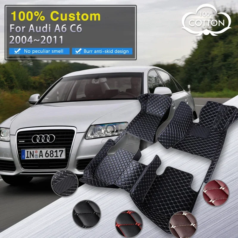Качественные автомобильные коврики для Audi A6 C6 4F 2004 ~ 2011 Ковер Роскошный кожаный коврик Полный комплект Прочный ковер Автозапчасти для салона Автомобильный доступ
Качественные автомобильные коврики для Audi A6 C6 4F 2004 ~ 2011 Ковер Роскошный кожаный коврик Полный комплект Прочный ковер Автозапчасти для салона Автомобильный доступ