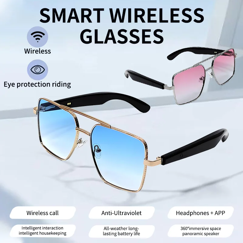 LIGE Smart Audio солнцезащитные очки с беспроводным вызовом Bluetooth-гарнитура водонепроницаемые с микрофоном Ультрафиолетовые спортивные очки на открытом воздухе
LIGE Smart Audio солнцезащитные очки с беспроводным вызовом Bluetooth-гарнитура водонепроницаемые с микрофоном Ультрафиолетовые спортивные очки на открытом воздухе