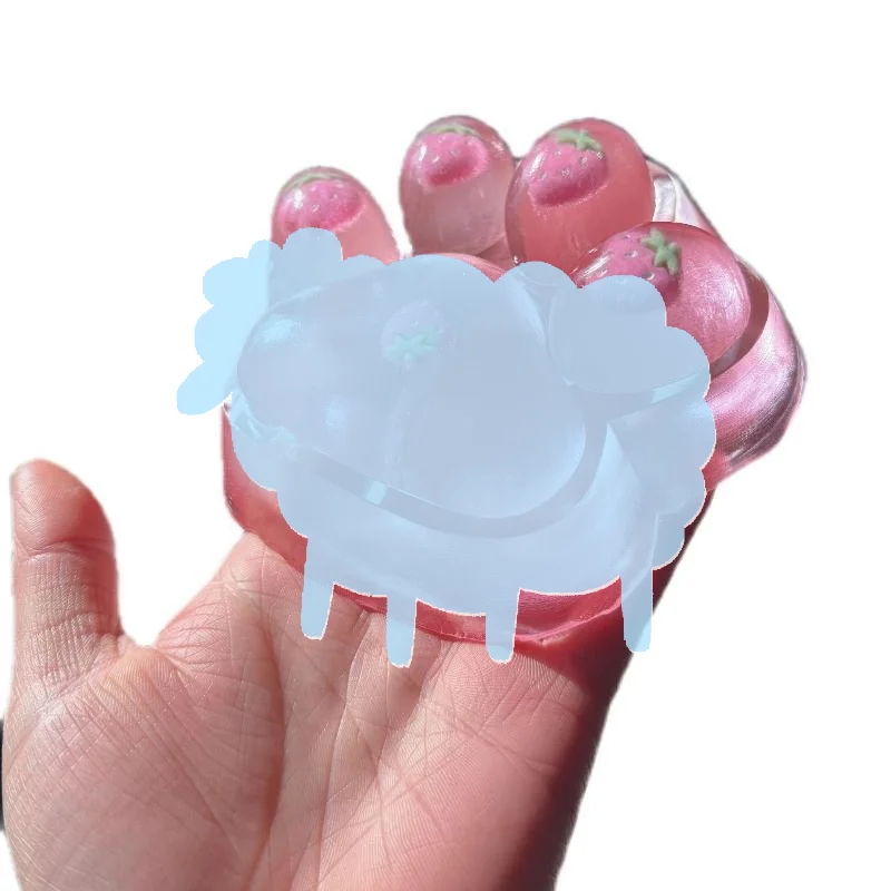 Cute Paw Sequins Maltose Pinch Toy Pink Strawberry Paw Squeez Slow Rising Anti-Stress Toy Decompressi Gift Friend
Cute Paw Sequins Maltose Pinch Toy Pink Strawberry Paw Squeez Slow Rising Anti-Stress Toy Decompressi Gift Friend
