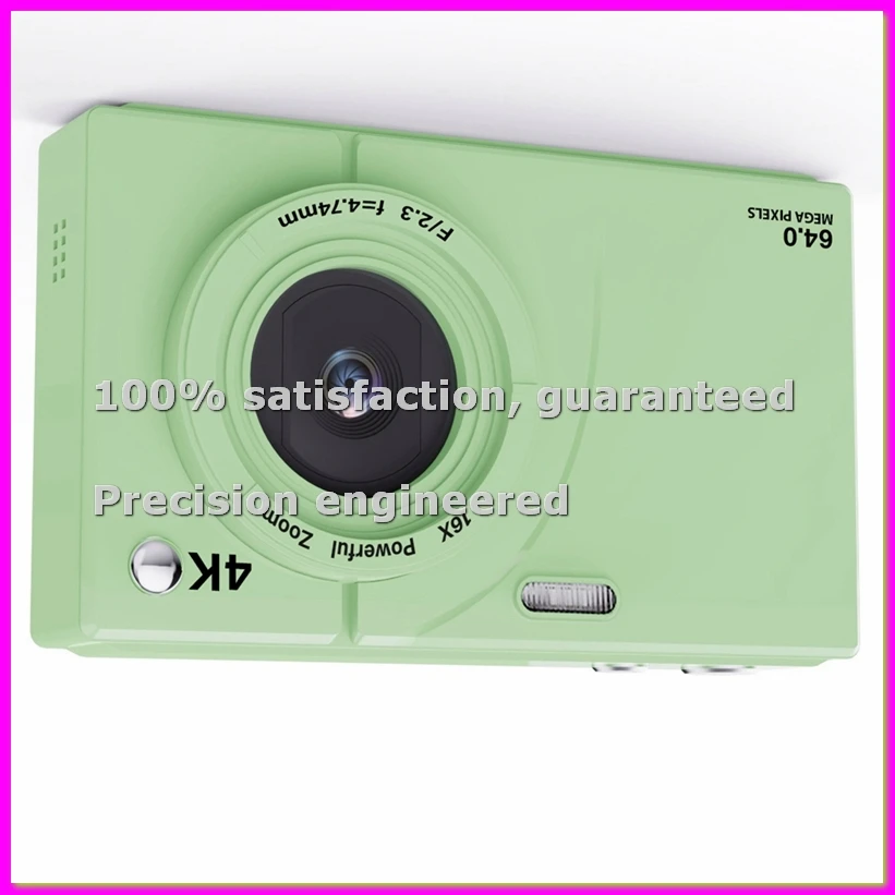 Цифровая камера 4K CCD 64 МП с 16-кратным цифровым зумом, 2,8-дюймовым экраном, Wi-Fi и картой памяти 32 ГБ, зеленая (ABVK)
Цифровая камера 4K CCD 64 МП с 16-кратным цифровым зумом, 2,8-дюймовым экраном, Wi-Fi и картой памяти 32 ГБ, зеленая (ABVK)