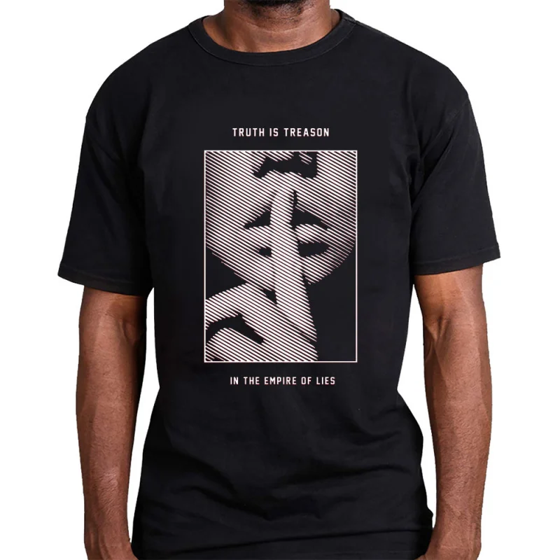 Truth Is Treason Funny T shirt 100% cotton printed Birthday Gift Tee All size Tops Humor Graphic Clothes Cool present
Truth Is Treason Funny T shirt 100% cotton printed Birthday Gift Tee All size Tops Humor Graphic Clothes Cool present