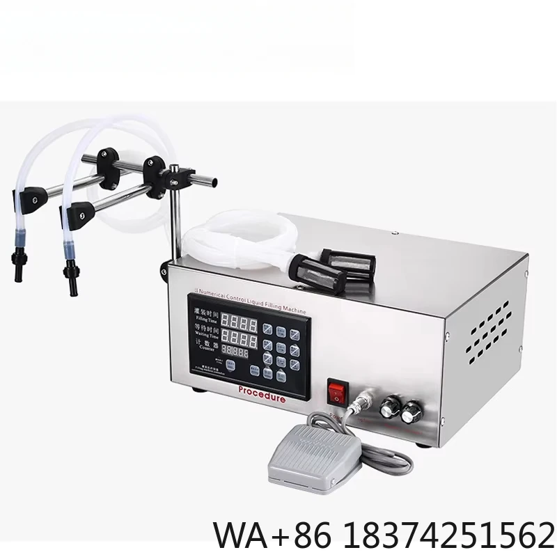 Hot Selling Wholesaling 2 Nozzles Diaphragm Pump Digital Control Liquid Filling Machine
Hot Selling Wholesaling 2 Nozzles Diaphragm Pump Digital Control Liquid Filling Machine