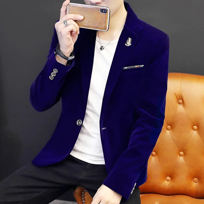 Woolen Suit Men's Autumn and Winter Plush Thickened Warm Casual Chenille Suit Woolen Jacket Men Blazer Slim Fit
Woolen Suit Men's Autumn and Winter Plush Thickened Warm Casual Chenille Suit Woolen Jacket Men Blazer Slim Fit