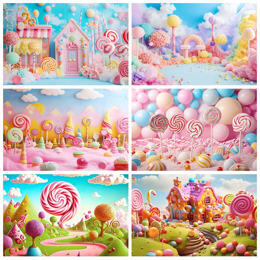 Colorful Candy House Photography Background Kids 1st Birthday Party Decor Custom Cake Smash Banner Photo Studio Props Supplies
Colorful Candy House Photography Background Kids 1st Birthday Party Decor Custom Cake Smash Banner Photo Studio Props Supplies