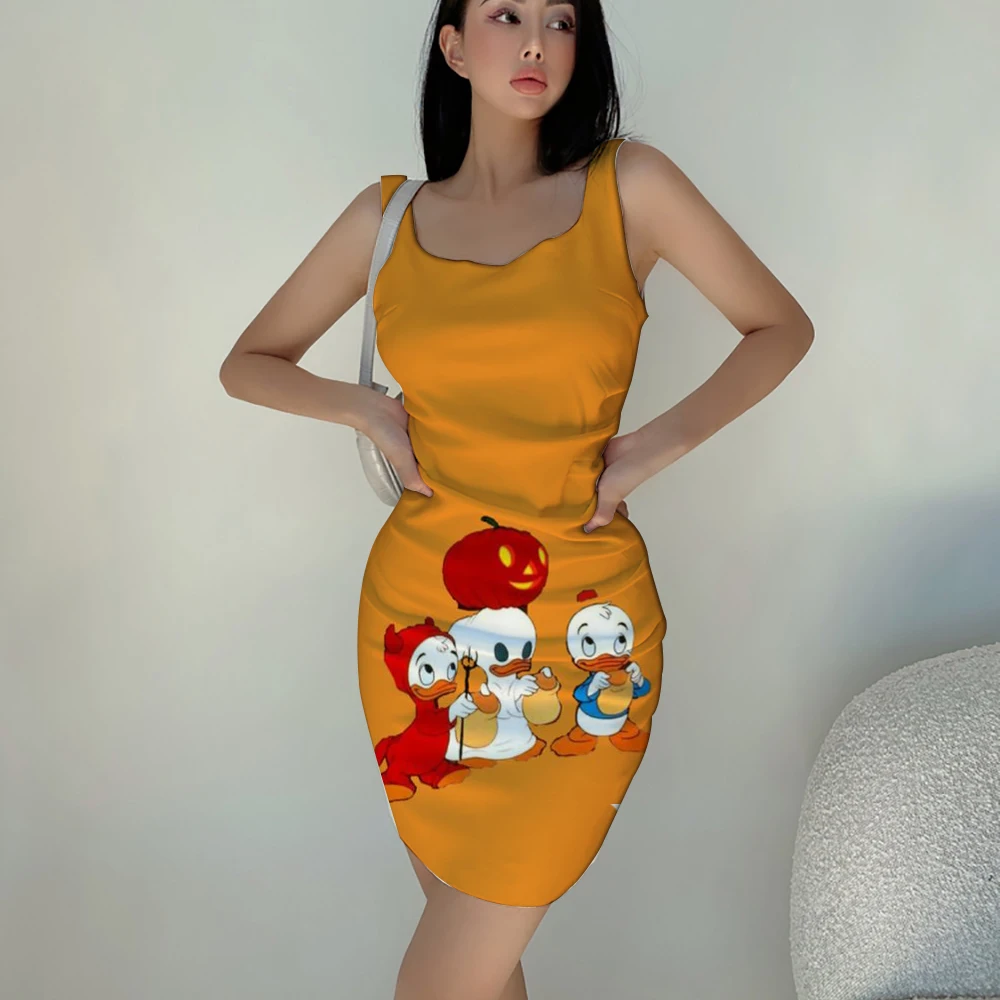 Halloween Collection Ladies Elegant Sling Sleeveless Dress Top Sexy Skinny Dress Disney Cartoon Fashion Print Mickey Minnie Y2K
Halloween Collection Ladies Elegant Sling Sleeveless Dress Top Sexy Skinny Dress Disney Cartoon Fashion Print Mickey Minnie Y2K