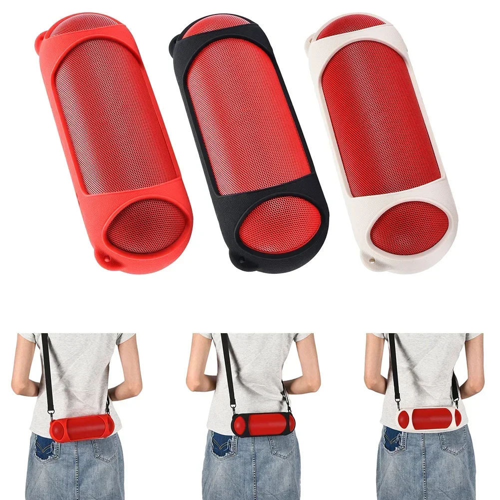 Speaker Case Soft Silicone Cover Protective Pouch With Shoulder Strap For Beats Pill Portable Wireless Speaker Bag
Speaker Case Soft Silicone Cover Protective Pouch With Shoulder Strap For Beats Pill Portable Wireless Speaker Bag