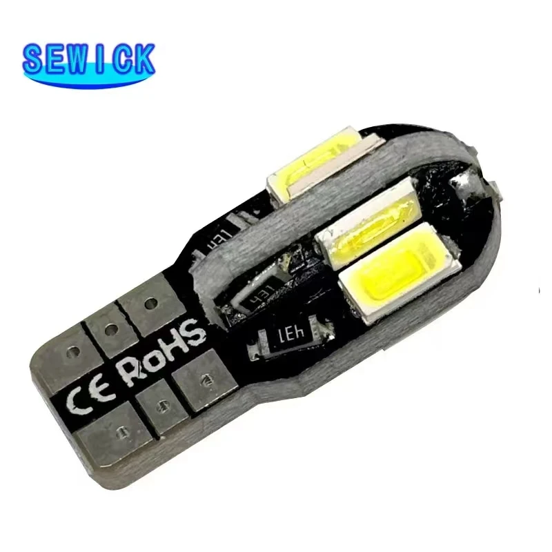 100pcs led Car Interior Bulb Canbus Error Free T10 White 5730 8SMD LED 12V Car Side Wedge Light White Lamp Auto Bulb Car Style 
100pcs led Car Interior Bulb Canbus Error Free T10 White 5730 8SMD LED 12V Car Side Wedge Light White Lamp Auto Bulb Car Style