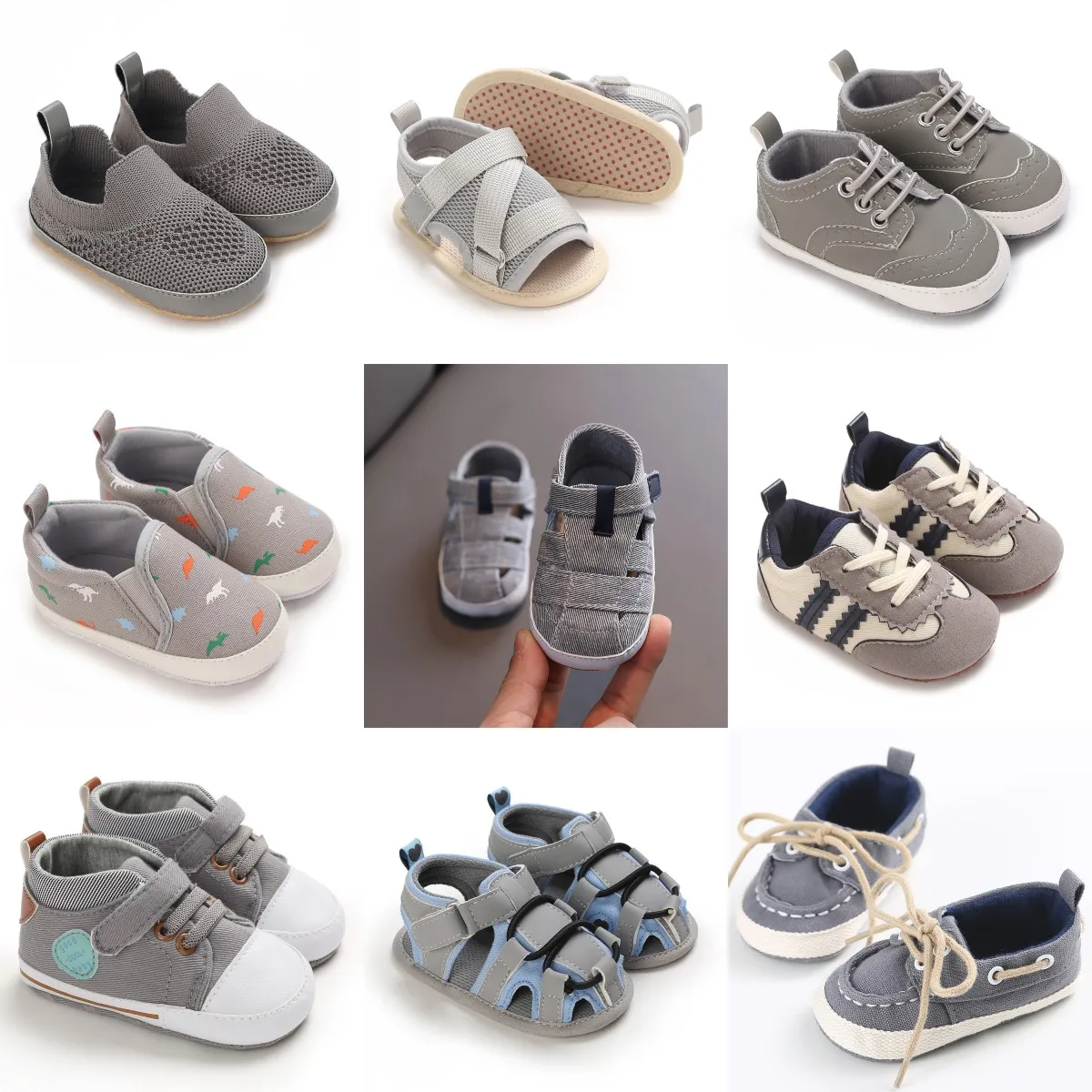 New Gray 0-18M Spring And Autumn Baby Shoes For Men And Women Casual Sports Soft Soled Baby Walking
New Gray 0-18M Spring And Autumn Baby Shoes For Men And Women Casual Sports Soft Soled Baby Walking