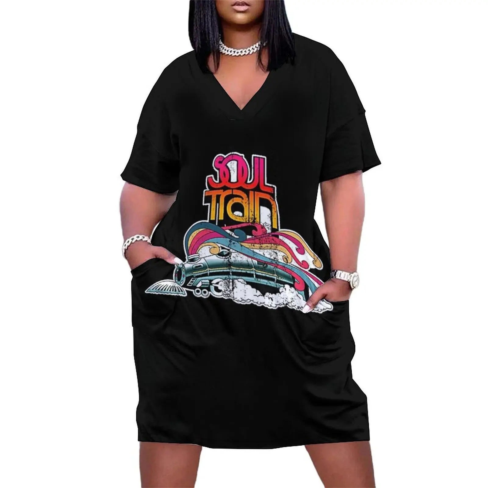 Soul Train, distressed Loose Pocket Dress summer dress korean women Woman fashion chic and elegant evening dress women
Soul Train, distressed Loose Pocket Dress summer dress korean women Woman fashion chic and elegant evening dress women