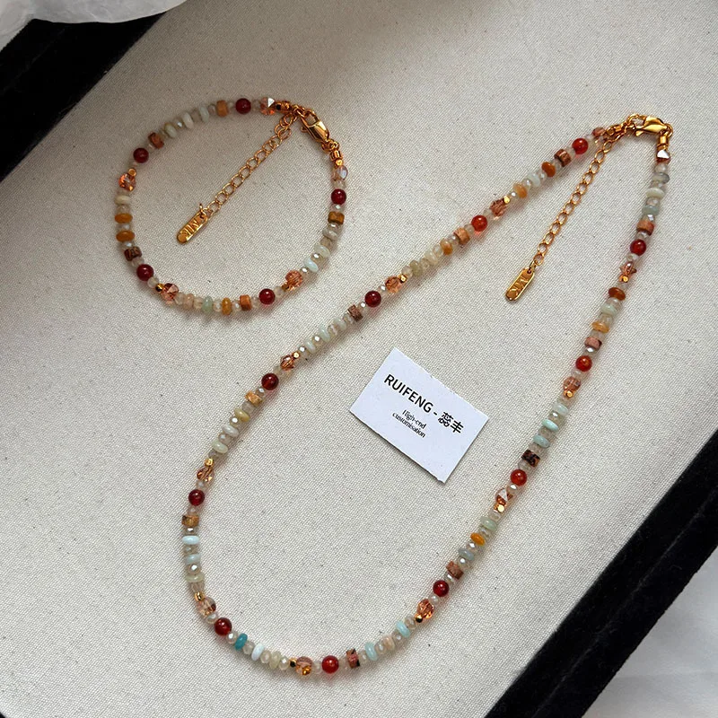 Colorful Dopamine Tourmaline String Pearls Summer Necklace Accessories Women 2026 New Style Stacked Collarbone Chain Necklace
Colorful Dopamine Tourmaline String Pearls Summer Necklace Accessories Women 2026 New Style Stacked Collarbone Chain Necklace
