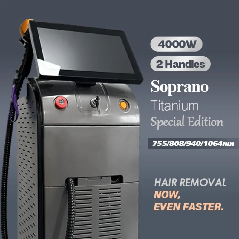 Soprano 4000 Watt High Powered Titanium Laser Hair Removal Machine for Painless Permanent Hair Reduction
Soprano 4000 Watt High Powered Titanium Laser Hair Removal Machine for Painless Permanent Hair Reduction