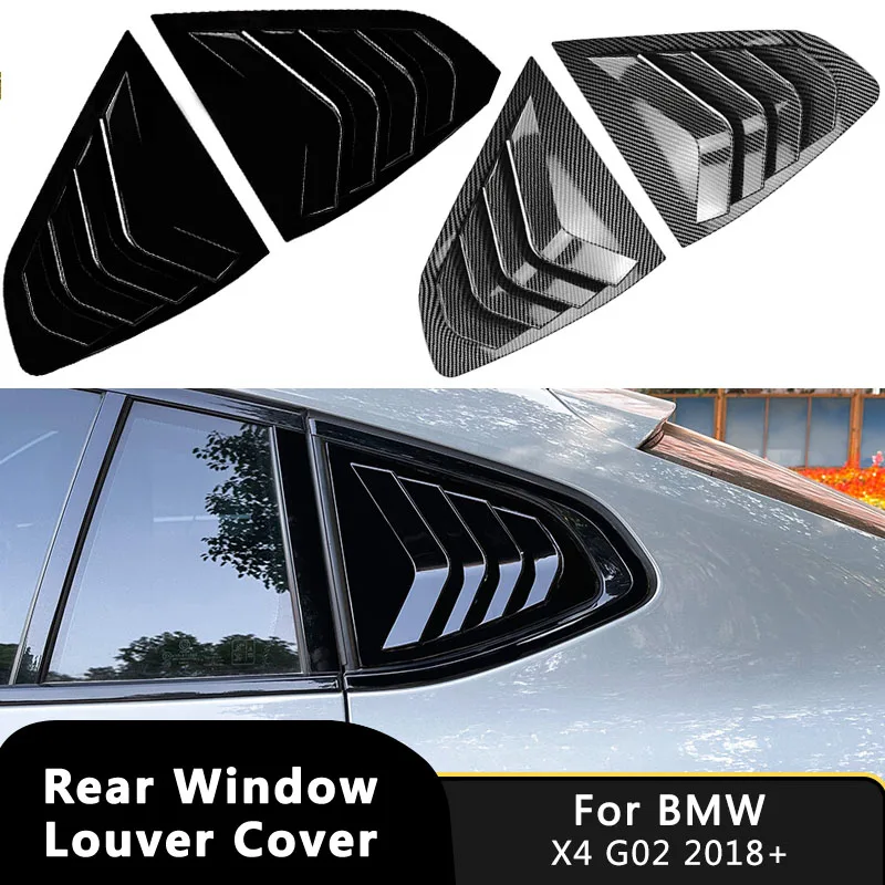 2X Car Rear Side Door Vent Window Shutter Louver Cover Side Door Trim Cap For BMW X4 G02 28i 30i 35i M40i 2018+ Auto Accessories
2X Car Rear Side Door Vent Window Shutter Louver Cover Side Door Trim Cap For BMW X4 G02 28i 30i 35i M40i 2018+ Auto Accessories