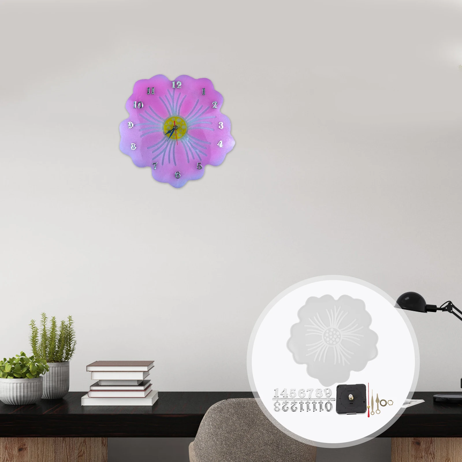 1 set 1 Set Flower Shape Clock Mold Diy Silicone Manual Timepiece Mold Kit For Creative Crafts Unique Gift Jewelry Accessories
1 set 1 Set Flower Shape Clock Mold Diy Silicone Manual Timepiece Mold Kit For Creative Crafts Unique Gift Jewelry Accessories