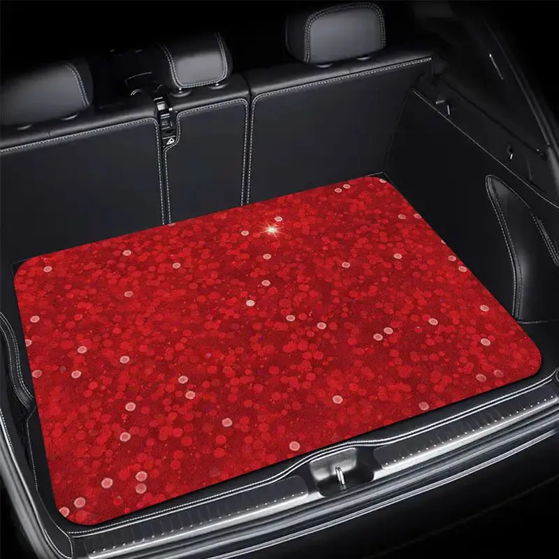 Red Glitter Car Trunk Mat Universal Fit for SUV Non-Slip Waterproof Auto Liner with Sparkle Shine Effect Interior Glamour Decor
Red Glitter Car Trunk Mat Universal Fit for SUV Non-Slip Waterproof Auto Liner with Sparkle Shine Effect Interior Glamour Decor