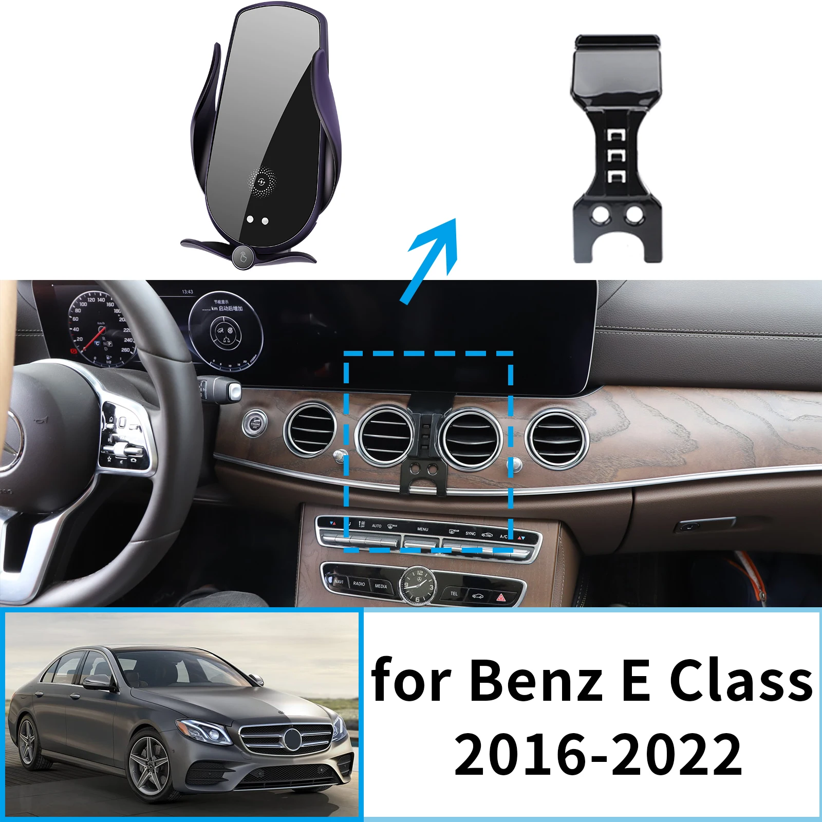 Car Mobile Phone Holder for Mercedes Benz E Class W213 2016~2022 GPS Bracket Accessories Navigation Stand Auto
Car Mobile Phone Holder for Mercedes Benz E Class W213 2016~2022 GPS Bracket Accessories Navigation Stand Auto