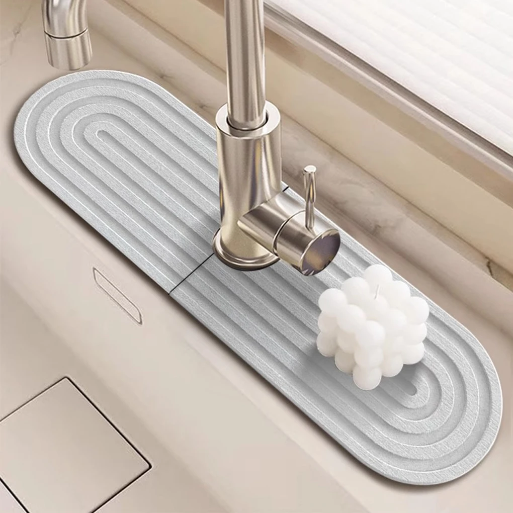 Kitchen Faucet Splashproof Pad Diatom Mud Water-absorbing Quick-drying Hard Mat Countertop Protector Mat for Bath Kitchen Gadget
Kitchen Faucet Splashproof Pad Diatom Mud Water-absorbing Quick-drying Hard Mat Countertop Protector Mat for Bath Kitchen Gadget