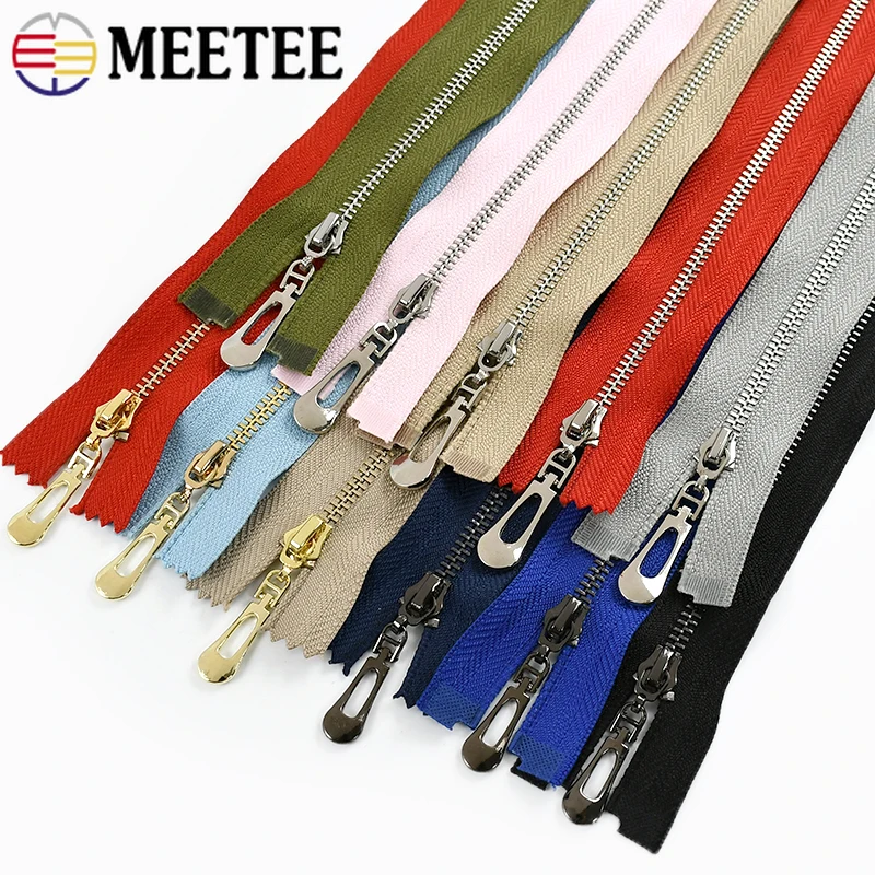 Meetee 5Pcs 3# Close-End 15/18/20/25/30cm Metal Zipper Auto Lock Zippers Decoration Zip for Sewing Bags DIY Clothing Accessories
Meetee 5Pcs 3# Close-End 15/18/20/25/30cm Metal Zipper Auto Lock Zippers Decoration Zip for Sewing Bags DIY Clothing Accessories