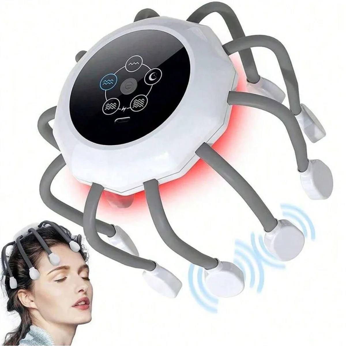 Intelligent Electric Octopus Head Massager Soul Extraction, Head Scratching Meridian Dredging, Scalp Massage And Relaxation Tool
Intelligent Electric Octopus Head Massager Soul Extraction, Head Scratching Meridian Dredging, Scalp Massage And Relaxation Tool