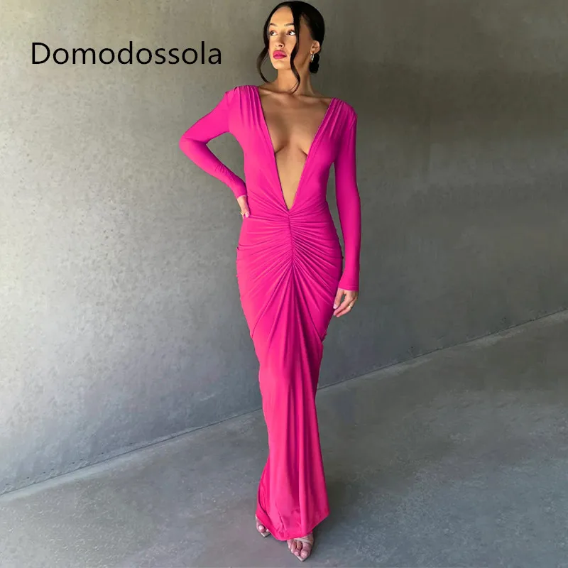 Domodossola 2023 Summer Women's New Arrival Party Dress Fashion Formal Occasion Dress Sexy V Neck Slim Pleated Long Sleeve Dress
Domodossola 2023 Summer Women's New Arrival Party Dress Fashion Formal Occasion Dress Sexy V Neck Slim Pleated Long Sleeve Dress