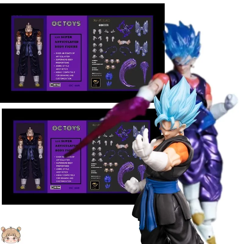 YGmw STUDIO & GD Dragon Ball Action Figure 1/12 SHF Vegetto Figures Vigeto 3.0 Body Accessories Kit Model ToyS in Stock
YGmw STUDIO & GD Dragon Ball Action Figure 1/12 SHF Vegetto Figures Vigeto 3.0 Body Accessories Kit Model ToyS in Stock