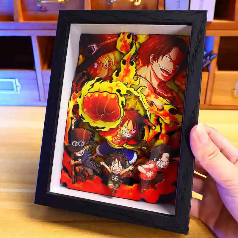 One Piece Family Portrait Manual Three-Dimensional Painting Luffy Handmade Model 3d Decorative Hanging Painting Table Decor Gift
One Piece Family Portrait Manual Three-Dimensional Painting Luffy Handmade Model 3d Decorative Hanging Painting Table Decor Gift
