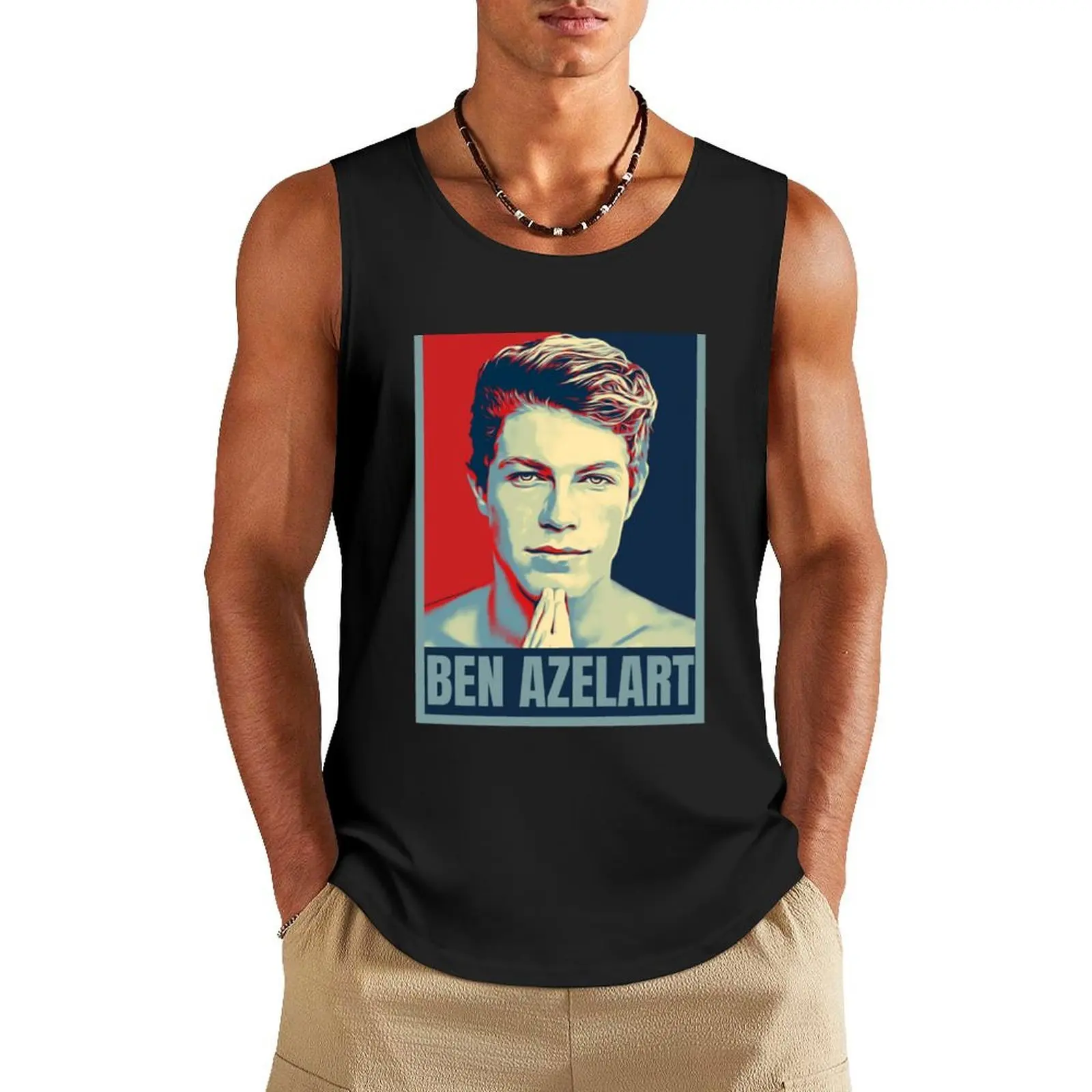 Ben Azelart Tank Top Men's sleeveless plain t-shirt gym training accessories men clothing
Ben Azelart Tank Top Men's sleeveless plain t-shirt gym training accessories men clothing