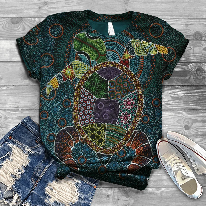 Women's T-shirt 3D printed fashionable round neck casual women's top Harajuku girls short sleeved loose clothing
Women's T-shirt 3D printed fashionable round neck casual women's top Harajuku girls short sleeved loose clothing